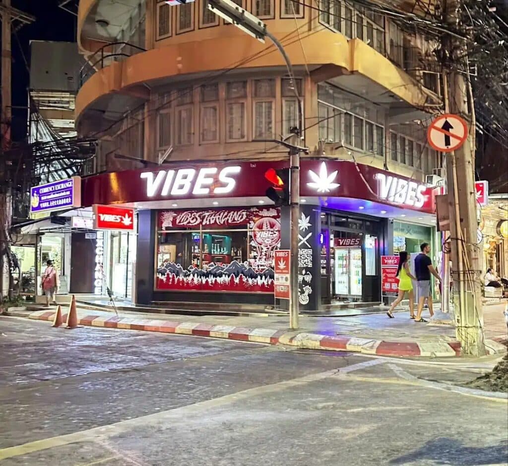 ภาพหน้าร้านขายกัญชาที่ดีที่สุดในพัทยา Vibes Cannabis Store & Weed Boutique
